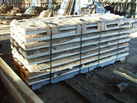 Bundle of Edged Bark-on Siding